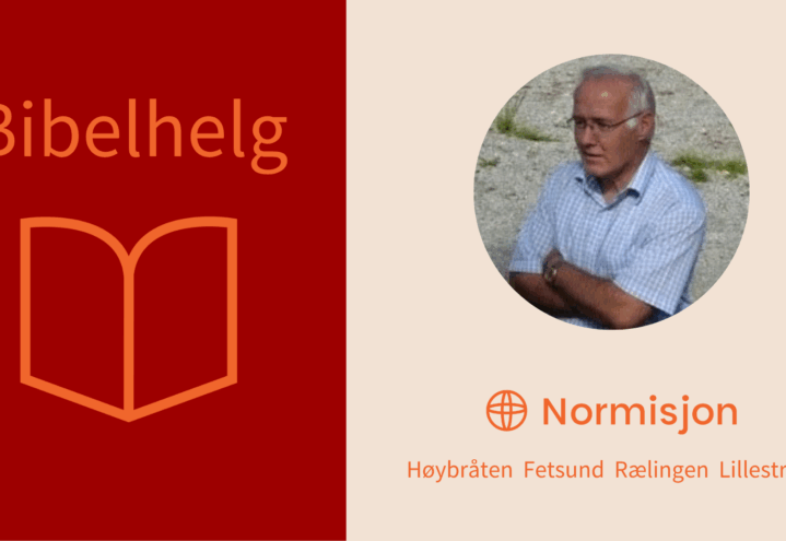 Bibelhelg 9-10 Oktober